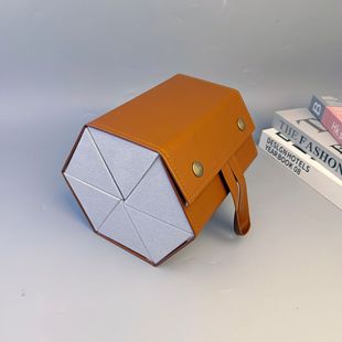Складная коробка очков Подвесная коробка очков Кортикальная коробка очков шестиугольная многослойная складная коробка очков