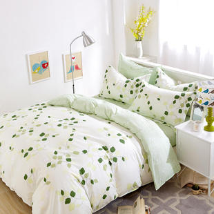 Simple Cotton Four-piece Set 2025 New Bedding Bed Sheet Quilt Cover Dormitory Three-piece Set