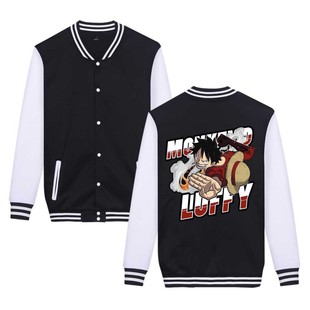 Amazon Горячая распродажа повседневная свитер one piece One Piece подростковый бейсбольный костюм пара свитер