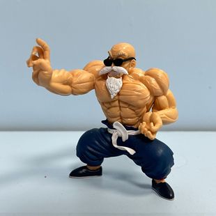 Dragon Ball Hand-made Muscle Master Roshi Car Desktop Ornaments Wholesale Toys Secondary Animation Hand-made Model