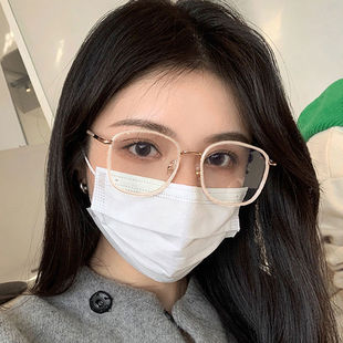 Net red with presbyopia glasses ladies high sense of old light ultra light blue light presbyopia glasses frame wholesale stall