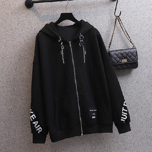 2023 Spring and Autumn New Hoodie Women's Korean Loose All-match Hooded Cardigan Jacket Long-sleeved Top Instagram Fashion