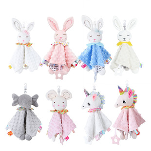 Soothing towel baby accessible doll baby sleeping artifact bite-free lint-free sleeping plush doll