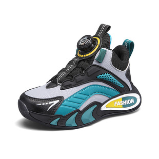 Spring and Summer Low-top Mesh Breathable Men's Shoes Children's Rotating Buckle Running Shoes Men's and Women's Shoes sneaker Running Shoes Primary School