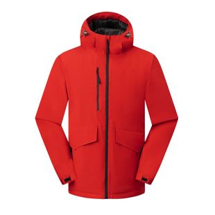 Down cotton assault clothing custom autumn and winter new travel logo company group overalls warm coat one
