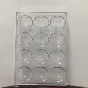 in stock cross-border transparent semicircular chocolate mold spherical handmade diy dubai chocolate mold baking professional wholesale