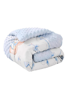 Autumn and Winter New Baby Class A Bean Velvet Blanket Thick Warm Comfort Quilt Kindergarten Nap Comfort Quilt