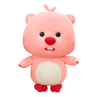 Genuine loopy plush doll Little Beaver Ruby Ocean series cross-dressing pullover doll creative birthday gift
