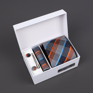 Men's tie embroidery fashion wedding tie bow tie gift box in stock can design tie logo wholesale