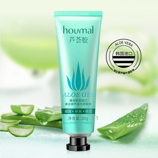 Шанхай-США Гель алоэ вера после загара Увлажняющий и увлажняющий Aloe Vera Essence Уход за кожей для мужчин и женщин Увлажняющий гель Оптовая генерация волос