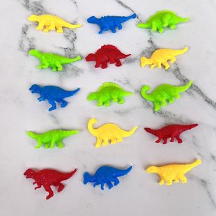 5cm Mini Dinosaur Toy Soft Rubber Dinosaur Toy Gashapon Machine Gift Children Cognitive Dinosaur Model