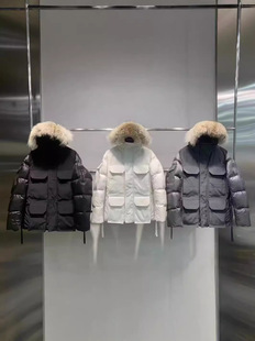 Новый большой гусиный пуховик 008S унисекс Standard Expedition канадское пальто 4660M