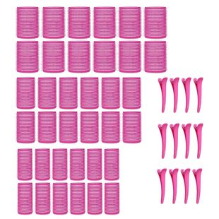 Bangs curling roller Amazon multi-size lazy hair styling air bangs curling plastic curling artifact