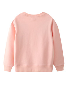 2024 spring new children's sweater cotton girls' base shirt cartoon round neck top factory distribution generation