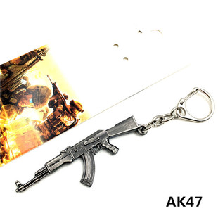 Курица игровая периферийная AK Desert Eagle модель пистолета брелок из сплава оружия 6 см Маленькая подвеска поставка внешней торговли