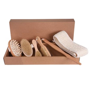 Amazon new bath brush set body brush bath brush dry brush SPA set foot stone cross-border stable spot