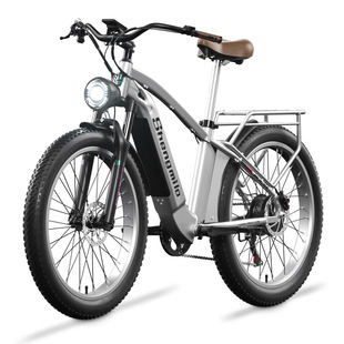 Shengmilo cross-border 26-inch electric bicycle 48V lithium battery adult electric moped men's and women's bicycles