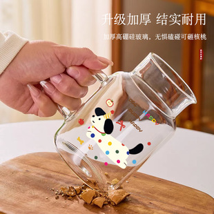 Glass Cup with Lid One-person Drinking Cup Household Drinking Cup Women's New 2025 Tropical-resistant Large Capacity Teapot