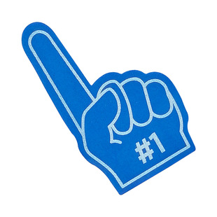 EVA Cheering Foam Finger Cots Palm Cheerleading Colorful Cheering Props Foam Single Finger Bar Atmosphere Props