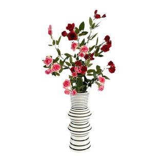 Cross-border simulation mini rose mori fake flower material wedding studio floral ornaments flower bouquet factory outlet