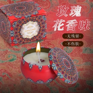 Peony flower low temperature candle 48 degree soybean wax wax cat claw bear candle does not hurt the skin a generation of hair