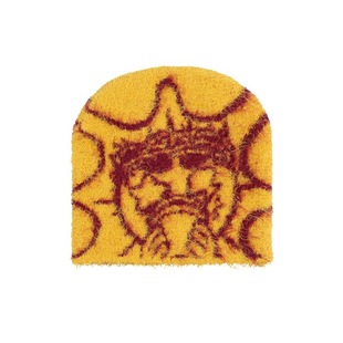 Y2K fashion Joker European and American trend cartoon pattern jacquard pullover cap autumn and winter warm street cross-border wholesale ins