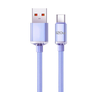 Jingyao 6A Super Fast Charging Type-c Data Line for Huawei Glory Charging Line 120W Flash Charging Fabric Cross-border