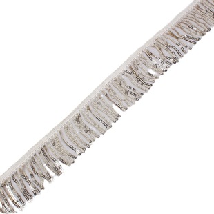 Baina explosions factory spot wholesale 8cm laser sequins whisker tassel lace dance clothing waist chain accessories