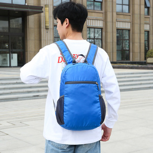 Large Capacity New Backpack Casual Travel Travel Skin Bag Foldable Storage School Bag Wear-resistant Water-repellent Backpack
