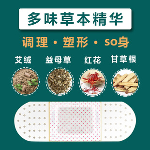 Sanfu paste Wormwood light posture tight patch set belly button paste Wormwood heating moisture removal care shaping patch set box in stock