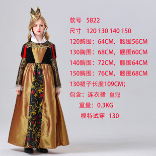 Halloween Children's Costume Female Snow White Dress Vampire Cos Dress Witch Little Red Riding Hood Children's Day Dress