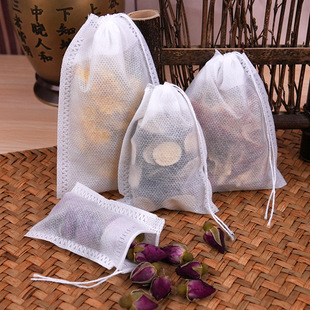 Non-woven tea bag drawing line food grade bubble flower and fruit tea disposable filter bubble tea bag wholesale