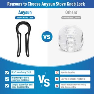 Трансграничный Stove Knob Locks газовая плита Ручка замок Детская защита Кухня Защита Духовка Крышка