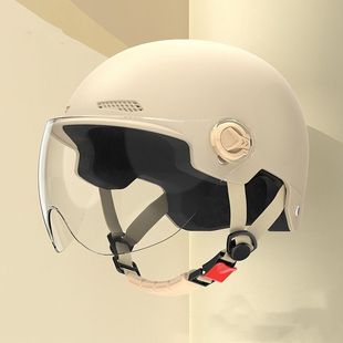 Certified national standard motorcycle summer electric car helmet men's and women's standard riding sunscreen light special hat
