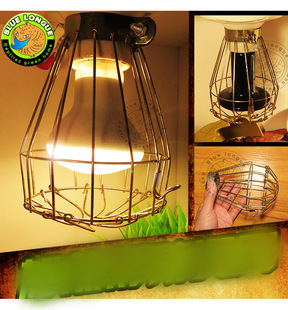 Reptile Breeding Box Ceramic Lamp Heating Lamp Mesh Cover Protective Net Green Beak Protection Lampshade Ceramic Lamp