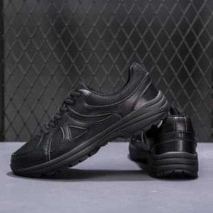 Summer Mesh Men's Shoes Lightweight All-match Casual Shoes Hollow Men's Mesh Shoes Breathable Dirty Resistant Black Training Shoes