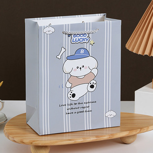 Factory direct cute shape paper bag birthday gift gift gift bag cartoon panda creative gift bag