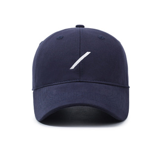 Korean Style Casual Embroidered Slash Baseball Cap Women's Spring New All-match Face Shown Small Cap Simple Sun Hat