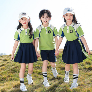 School Uniform for Primary School Students Spring and Autumn 2024 Spring New Kindergarten Garden Clothes Summer Clothes Children's Sports Class Clothes suit Summer