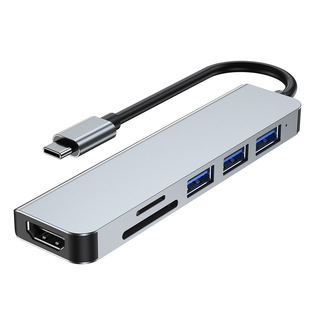 Трансграничный USB c хабом многофункциональная док-станция 4K HD USB для ноутбука шесть-в-одном Type-C док-станция