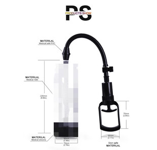 Men's transparent aircraft Cup adult supplies a generation of hair penis pump