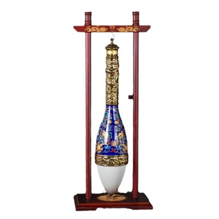 Liquor Bottle Sealed 3.6 Jin Jingdezhen Ceramic Wine Bottle Craft Wine Bottle Large Hand Ornaments Decorative Wine Tools