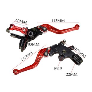 Motorcycle Modification Accessories Upper Pump Brake Handle CNC Brake 22mm Clutch Support Hydraulic Disc Brake Pump Assembly