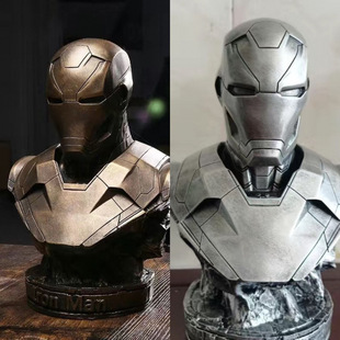 Edition Black Panther Bust Venom Bust Spider-Man Like Glowing Model Iron Man Hand and One Piece Free Shipping