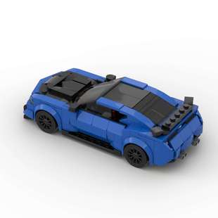 MOC-185973 Творческая Совместимость с Lego Chevrolet Comero ZL1 1LE Мышц.