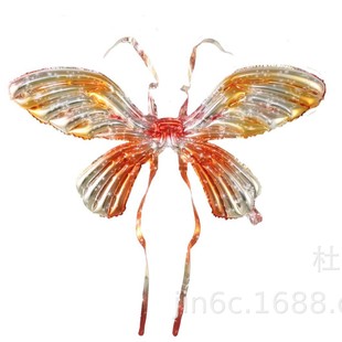 New butterfly wings balloon aluminum film balloon angel wings birthday children's holiday decoration push small toys