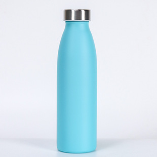 Foreign trade American outdoor sports water cup double vacuum Cold Milk Cup 304 stainless steel insulation milk bottle