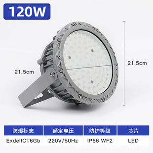 Shen Anti-national Standard LED Explosion-proof Lamp Workshop Warehouse Factory Gas Station Explosion-proof Round Floodlight