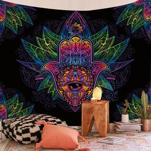 Cross-border Tapestry Multi-element Combination Tapestry Sun Series Printed Home Decoration Wall Cloth Beach Towel Beach Cushion