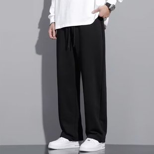 Straight tube overalls men's pants spring and autumn summer tide brand loose pants casual pants men's pants a generation of hair
